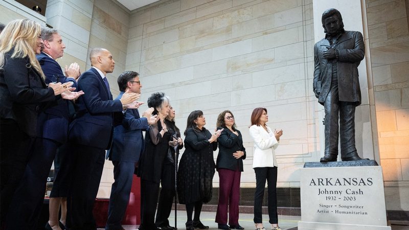  Johnny Cash monument unveiled on Capitol Hill: ‘Embodies the American spirit’