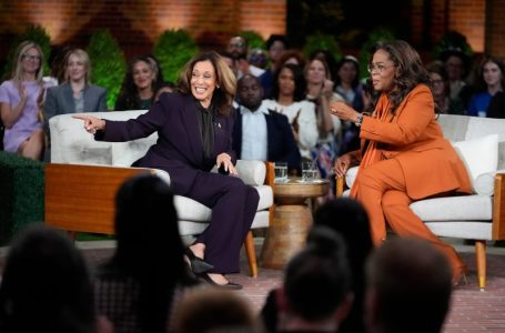 With abortion in focus, Harris’s event with Oprah prompts cheers and tears