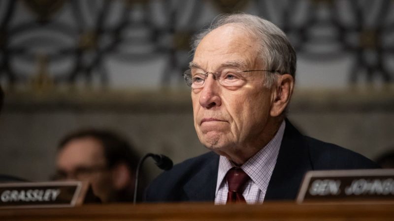  Anonymous GOP senator concerned about Grassley, 91, reclaiming key judiciary committee chair: report