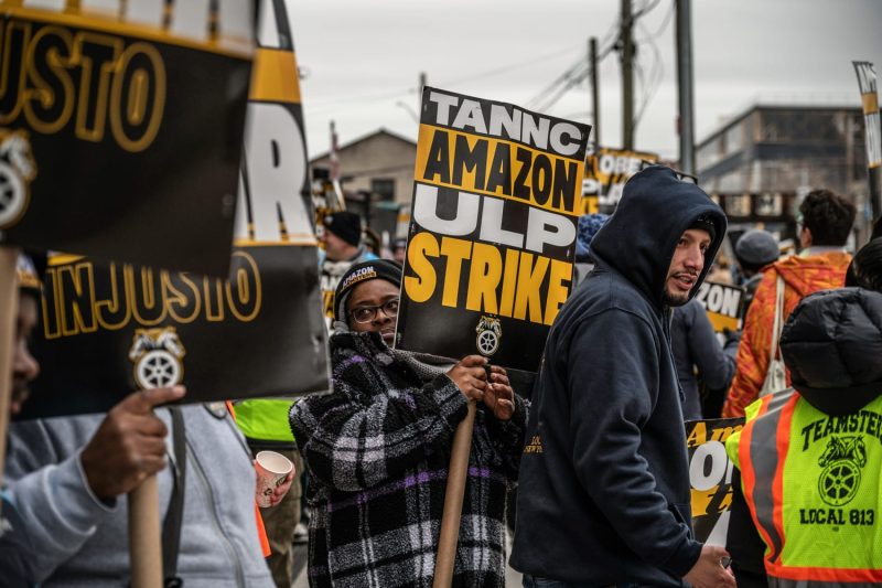  Amazon ‘anti-union propaganda,’ employee surveillance loom over labor vote at North Carolina warehouse