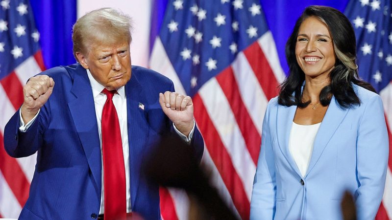  Tulsi Gabbard sworn in at White House hours after Senate confirmation