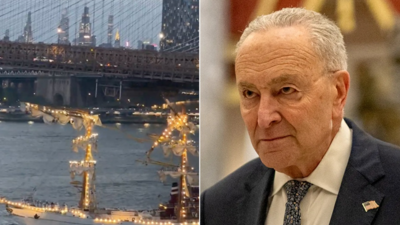  Schumer ripped for placing blame on Trump, DOGE for deadly Mexican Navy crash in NYC: ‘He is an idiot’