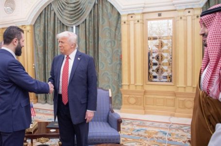 Trump meets with Syria’s interim president after pledging to lift sanctions on war-torn country
