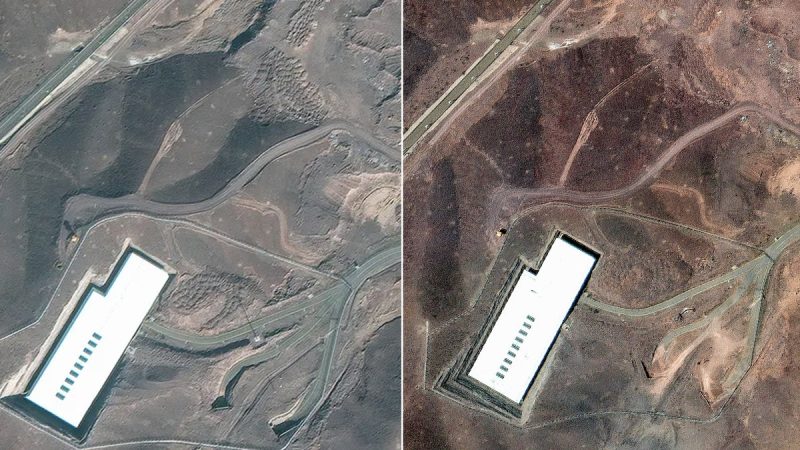  US airstrikes leave a mark on Iran’s nuclear sites, Maxar satellite images reveal