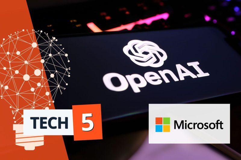  Tech 5: OpenAI/Microsoft Talks Get Tense, SoftBank Floats Arizona Robotics Hub