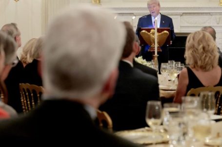 Trump says 10 hostages will be returning from Gaza ‘very shortly’ during White House dinner with allies