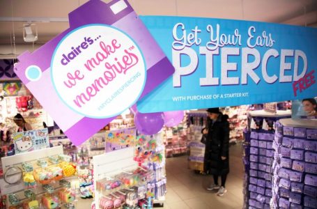 Claire’s, known for piercing millions of teens’ ears, files for Chapter 11