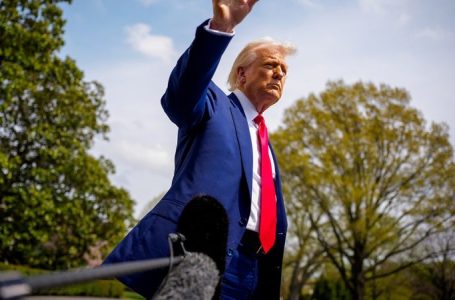 Trump Clashes With Reporter Over Tariffs, Citing Pandemic and ‘Fighting Lunatics’