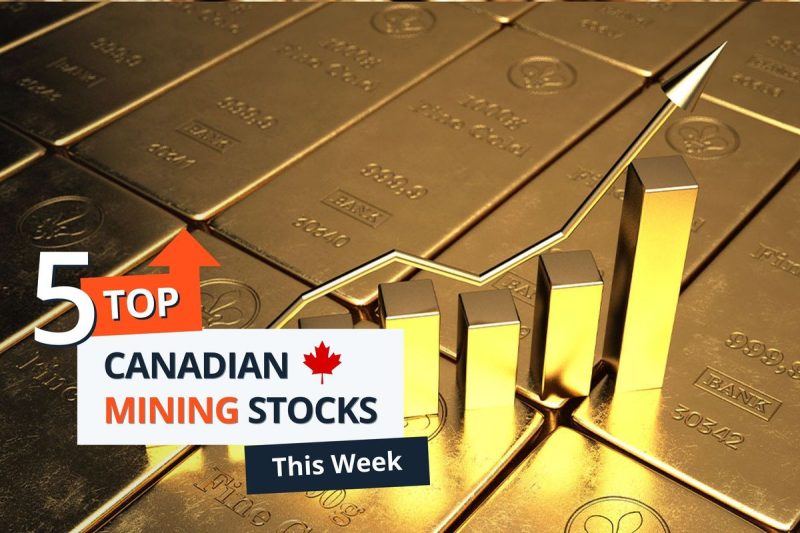  Top 5 Canadian Mining Stocks This Week: Japan Gold Rises 119 Percent