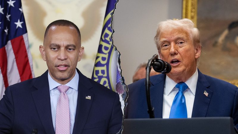 Dems not budging on government shutdown demands ahead of high-stakes Trump meeting, Jeffries suggests