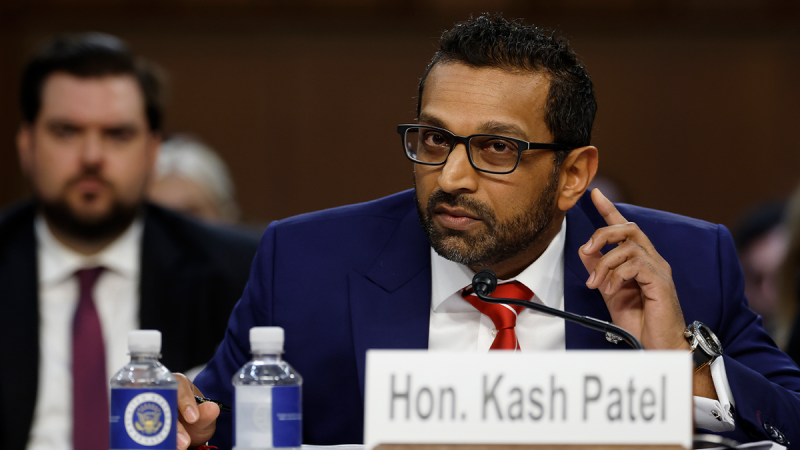  WATCH: Defiant Kash Patel says he’s ‘proud’ to lead FBI after explosive hearing