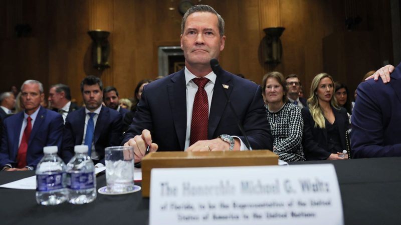  Trump’s final Cabinet pick, Mike Waltz, confirmed by Senate in narrow vote