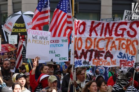 ‘It’s a joke’: White House dismisses ‘No Kings’ protests, while Nancy Pelosi rips crown in defiance