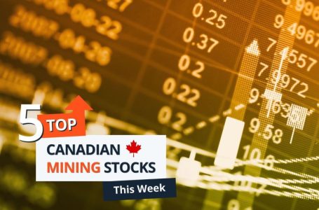 Top 5 Canadian Mining Stocks This Week: JZR Gold Jumps 113 Percent