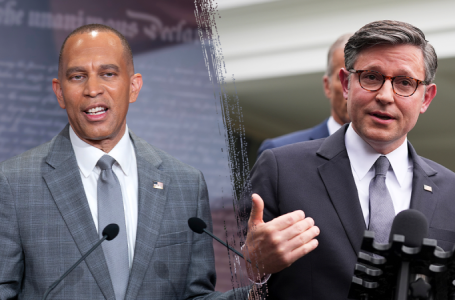 Mike Johnson rallies House Republicans on government shutdown messaging war during private call