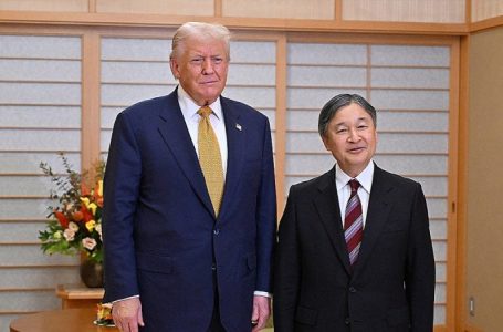 Trump courts Japan’s emperor and new PM before high-stakes Xi summit this week
