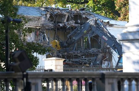 Trump breaks ground on massive White House ballroom project with private funding from ‘patriots’
