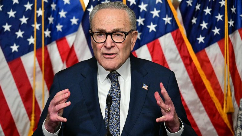 Schumer pushes shutdown into record books after rejecting GOP bill a 14th time