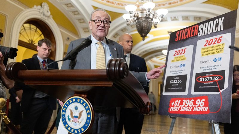  Schumer unveils Democrats’ Obamacare fix plan, likely dead in the water