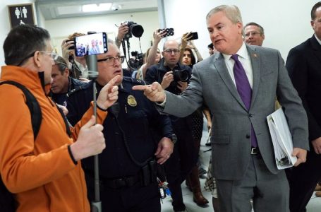 Comer rips ‘paid disrupter’ as briefing on Clinton contempt push devolves into chaos
