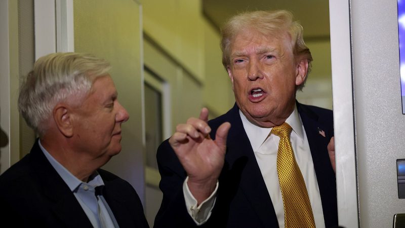  Lindsey Graham says Trump backs Russia sanctions bill