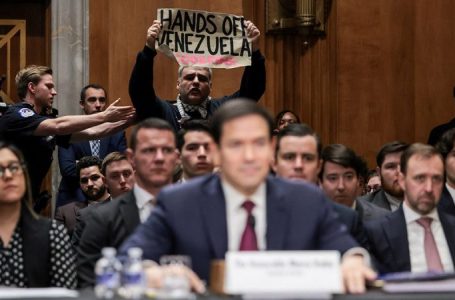 Capitol police arrest Rubio hearing disruptor, as Republican senator says ‘off to jail’