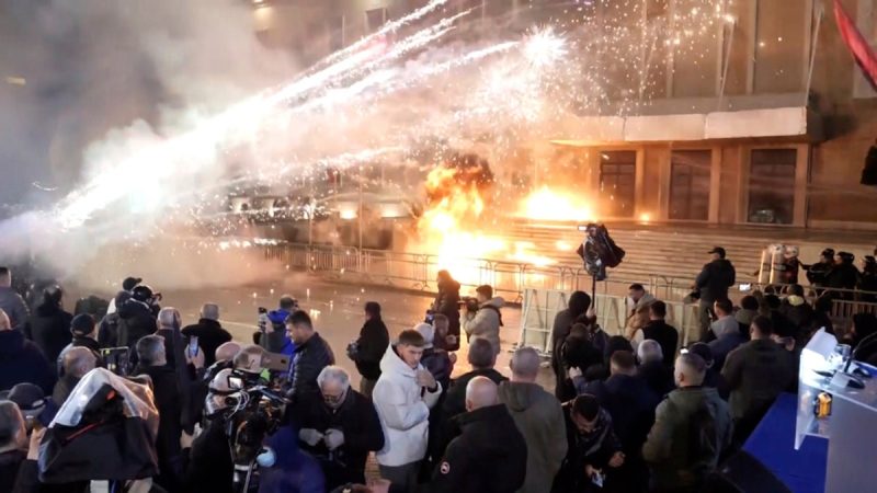 European capital rocked by violent protests as government corruption probe fuels unrest